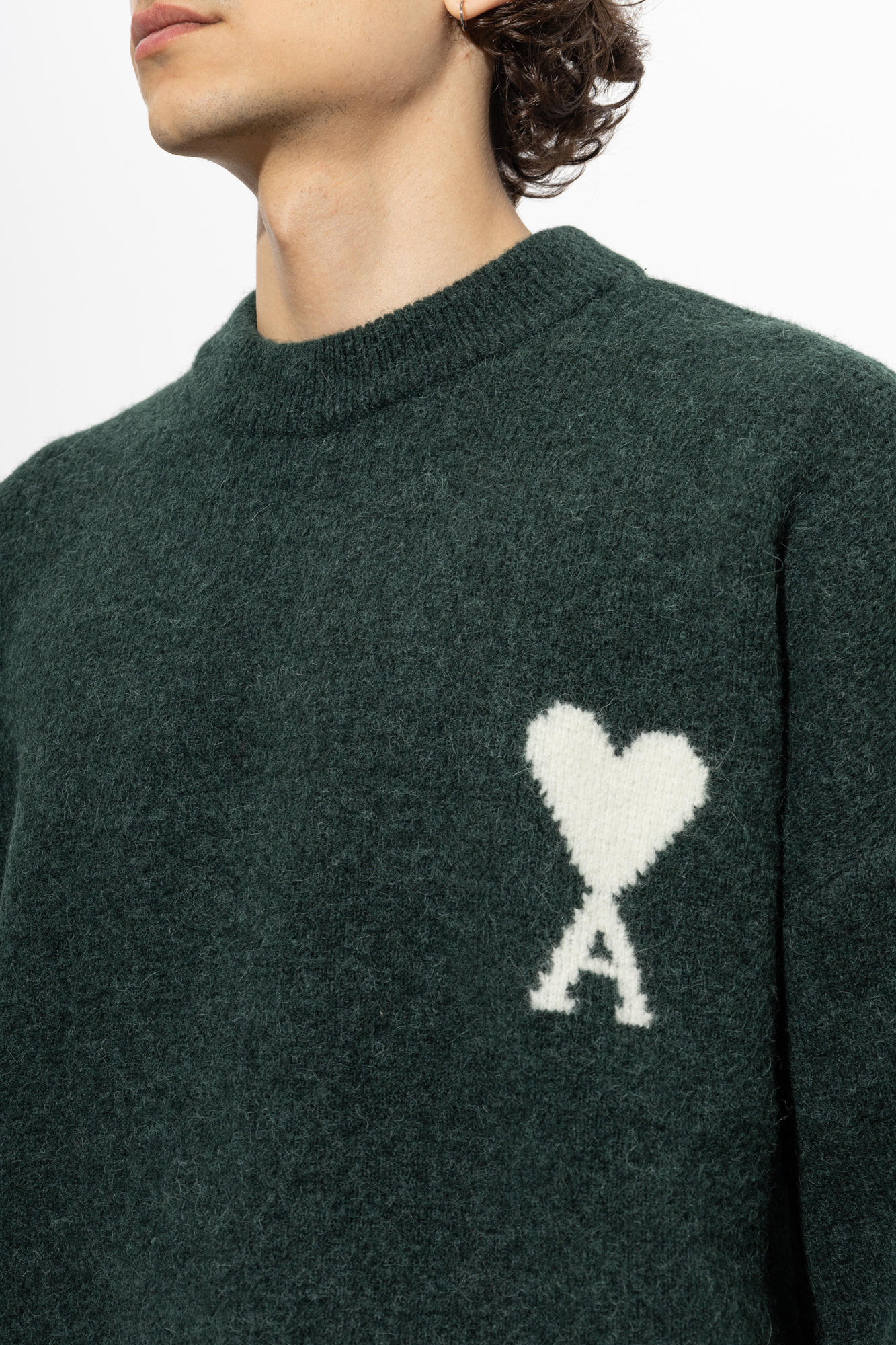 Ami Alexandre Mattiussi Sweater with logo | Men's | Vitkac